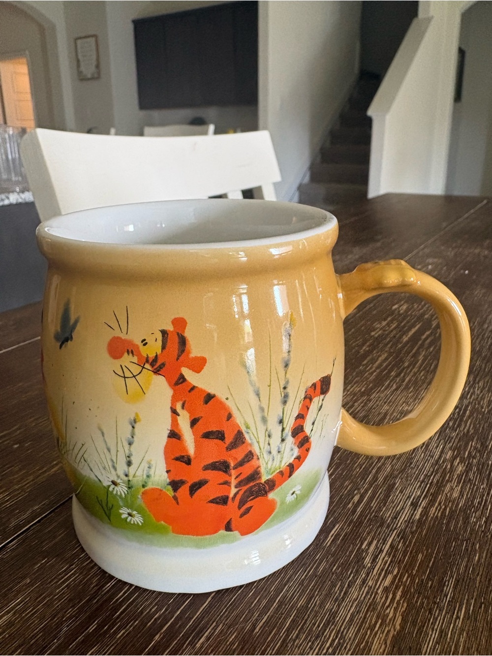 Disney Yellow and Orange Tigger Ceramic Mug